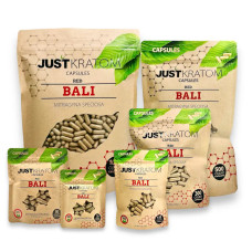Just Kratom Red Bali Capsules