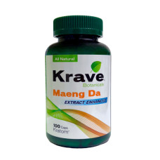 Krave Kratom Maeng Da Extract Enhanced Capsules 100ct