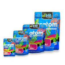 Mit Therapy Mixed Malay + White Kali 650mg Kratom Extract Enhanced Capsules