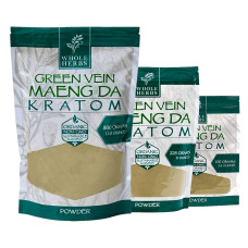 Whole Herbs Green Maeng Da Kratom Powder